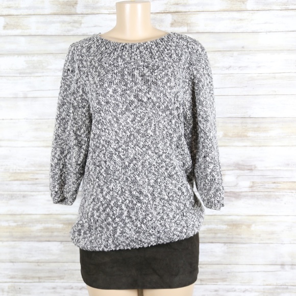 T. Q. Knit 3/4 Sleeve Top sz Med - Picture 4 of 6